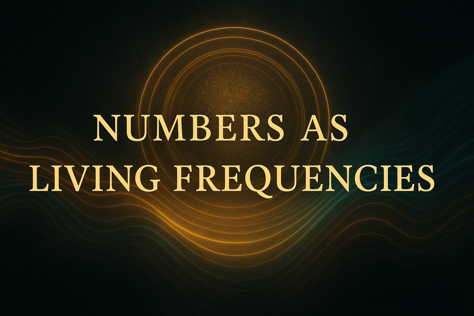 Numbers as Living Frequencies - A practical, field-centric guide to Numerology & the Life Path