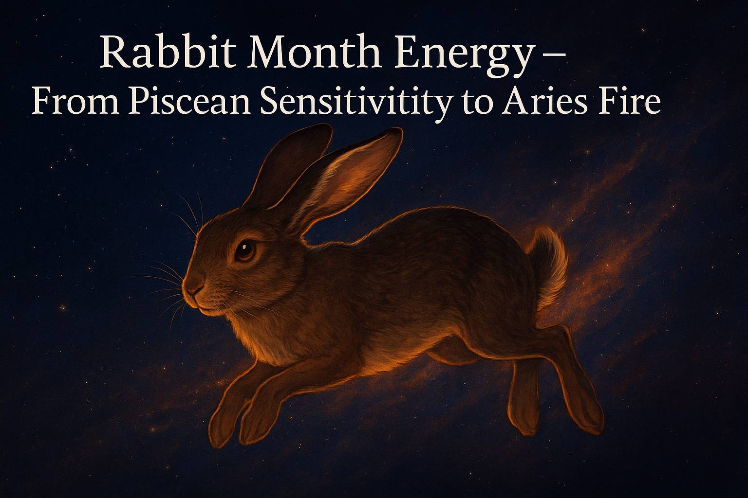 Rabbit Month Energy – From Piscean Sensitivity to Aries Fire