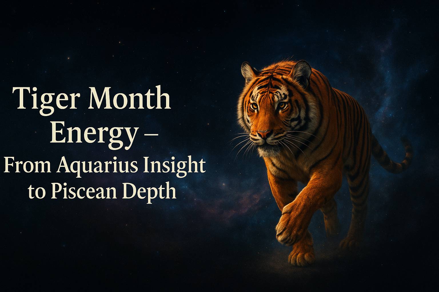 Tiger Month Energy – From Aquarius Insight to Piscean Depth